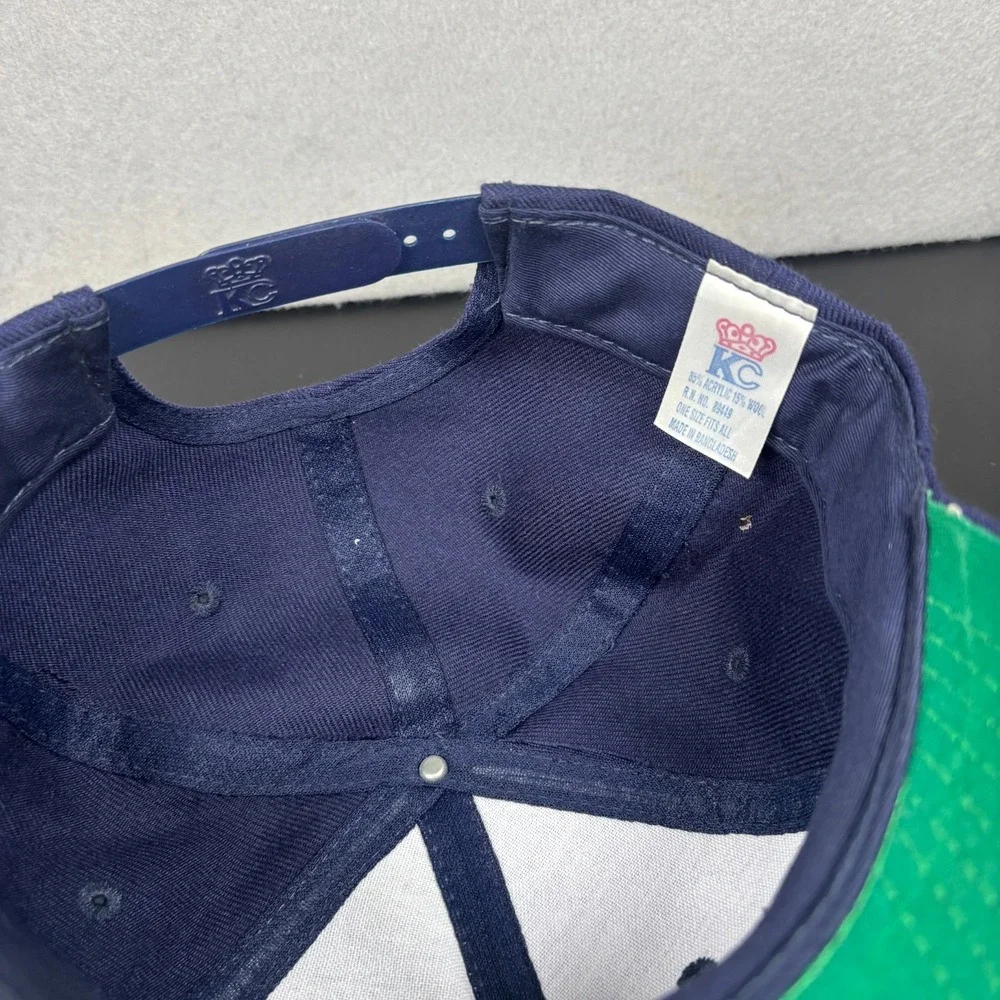 Vintage Great Lakes Cruise 2000 Navy Blue Ship Military Hat Snapback Cap